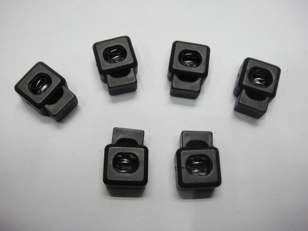 大圆珠圆柱锁紧扣穿绳扣黑色彩色大量现货