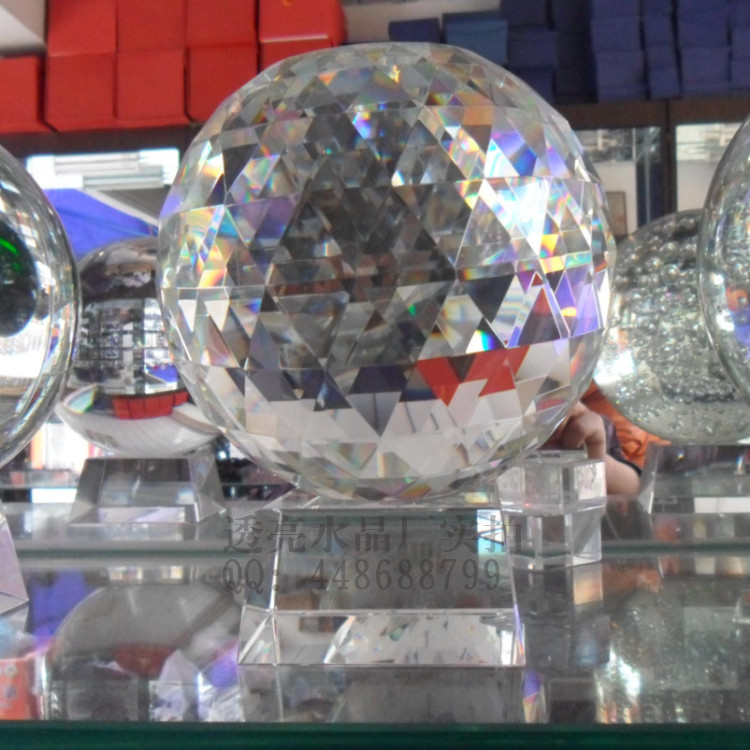 水晶球摆件 正品100水晶球摆件 人造定制大** 创意水晶.