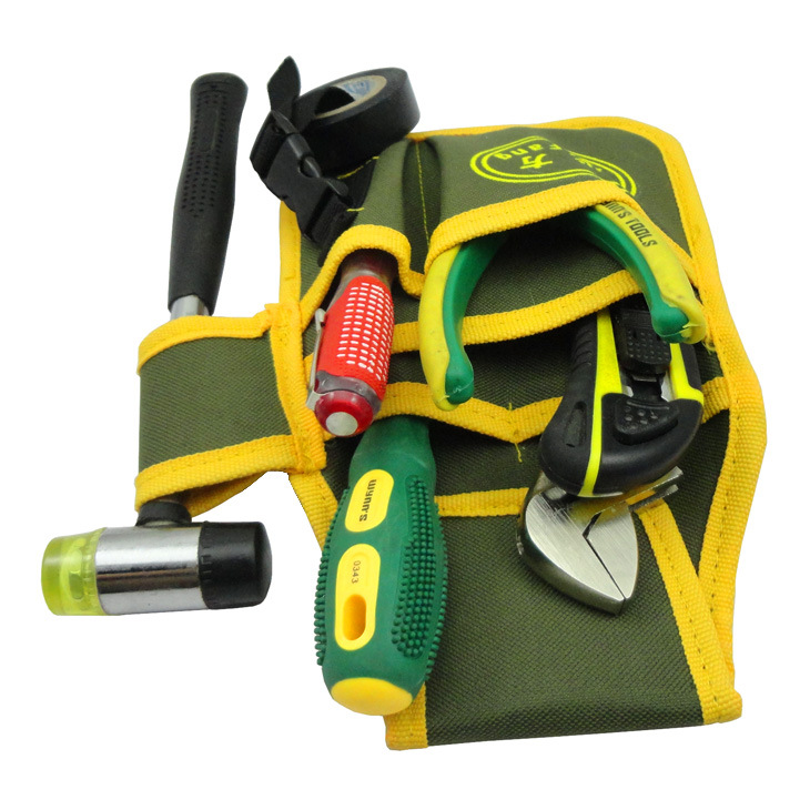 超值 多功能帆布小号电工包腰包迷你电脑维修工具包家电挂袋套装