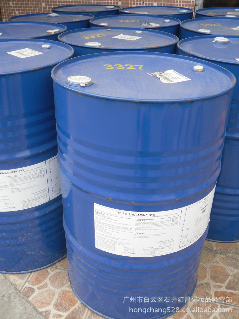 供应 原装进口美国陶氏tea三乙醇胺99.9% 德国巴斯夫 三乙醇胺