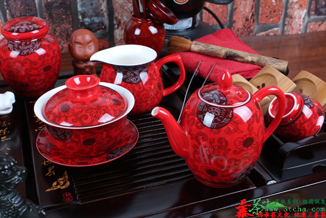 包邮 套装茶具批发 喜团团功夫茶具批发茶