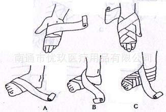 厂家直销户外旅游纱布绷带 pbt弹性绷带 急救包配件包扎固定安全