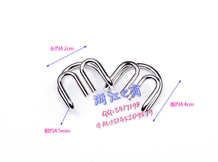 m字扣 益智 m记扣 九连环系列 解环解