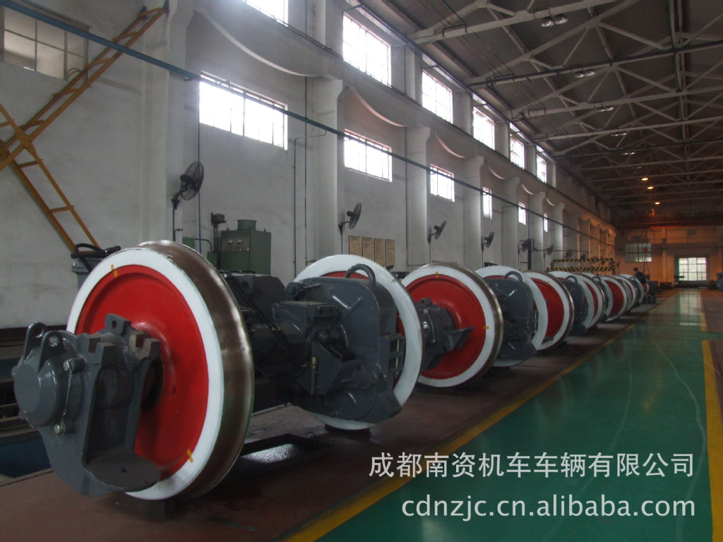 内燃机车转向架轮对