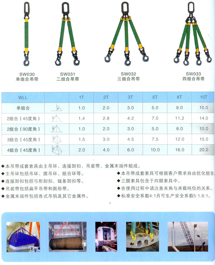 成都eb-b酸洗扁平吊装带 组合吊带丙纶涤纶锦纶现货 当天发货