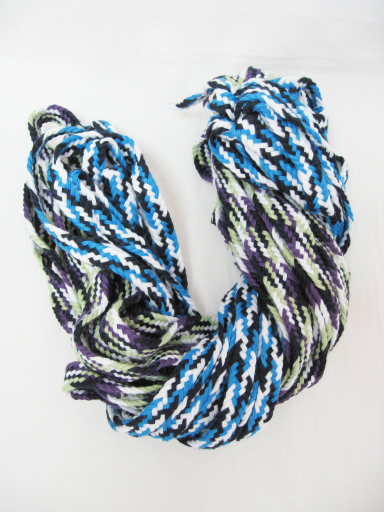 生产 编织棉绳 五股绳 色织棉绳 间层单层编织全棉绳 供应厂家