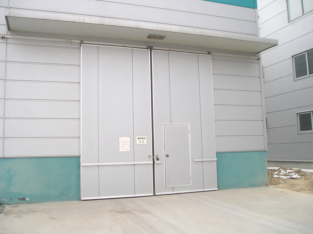 河南厂家直销工业推拉门平移门 定做手动电动门大型厂房推拉门