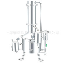 50升/时蒸气蒸馏水器(塔式CR胆.重蒸)/不锈钢塔式蒸汽重蒸馏水器