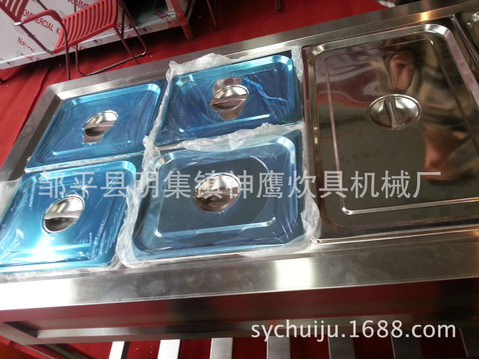 批发供应保温售饭台 不锈钢餐车 售饭车 操作简单方便