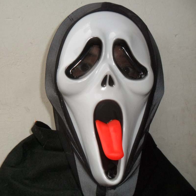 鬼脸长脸舌头侧面