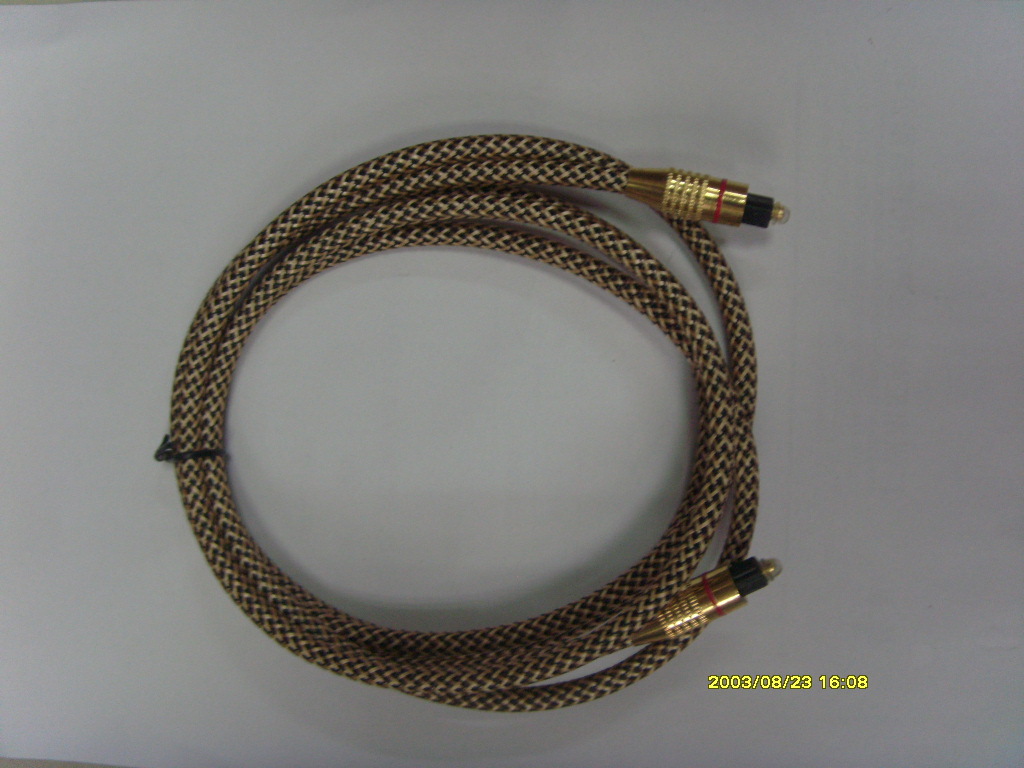 加网镀金头高品质公放连接音频数码光纤线 2米厂家直销价格优势