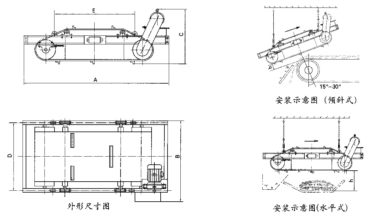 厂家生产rcyd(c)-t系列永磁自卸式除铁器 除铁器