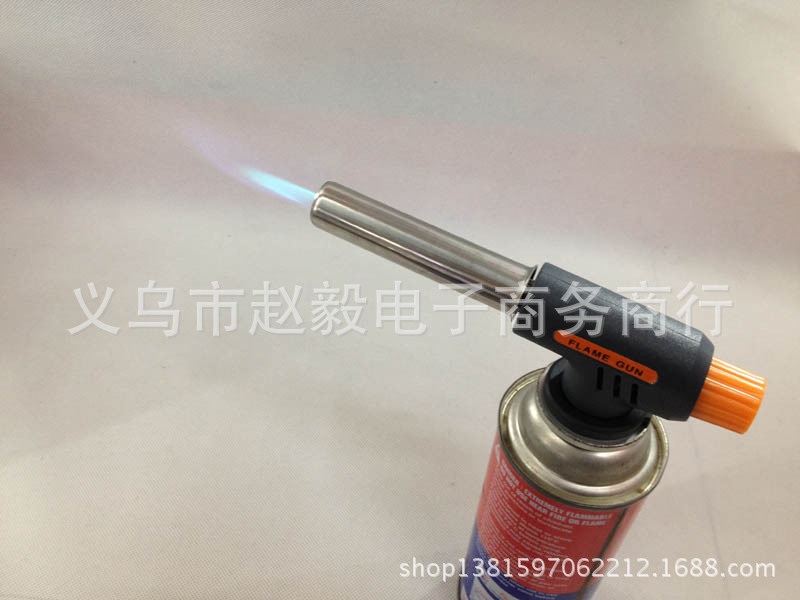 加长版陶瓷圈喷火枪卡式喷枪 喷火枪 户外烧烤取火焊枪
