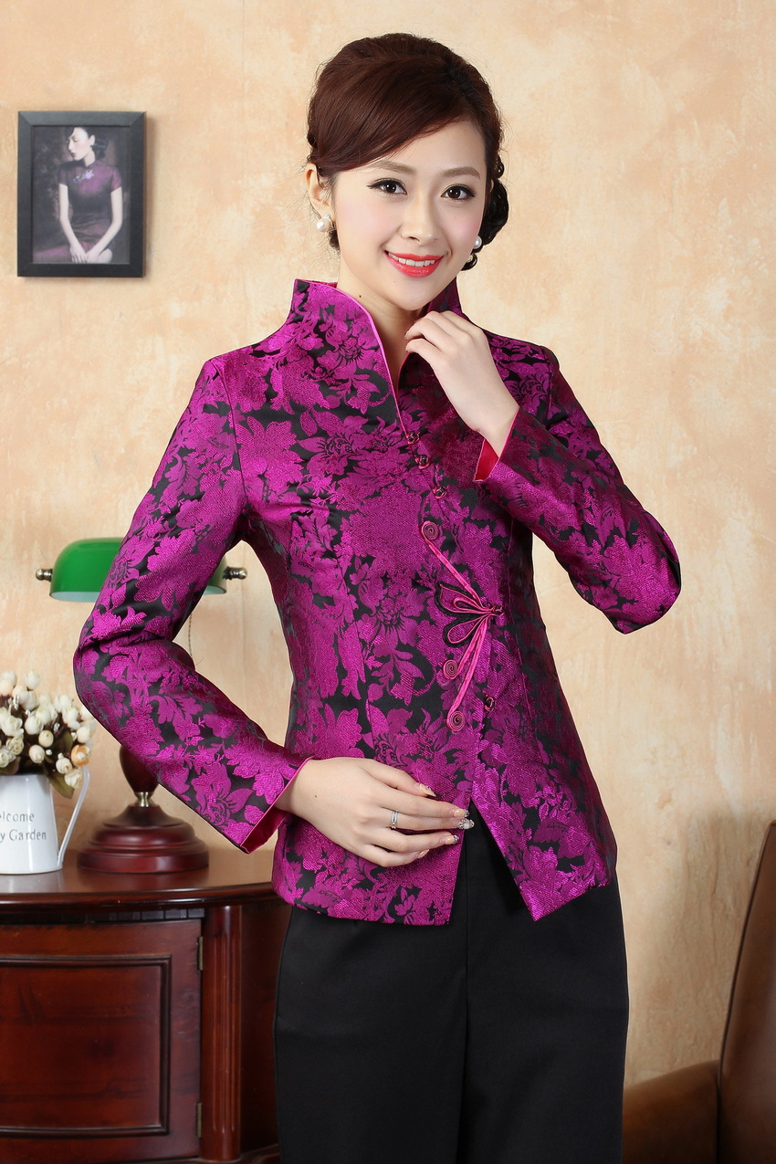 批发唐装女上衣 中式服饰 j0065