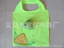 粽子购物袋 端午节礼品购物袋 粽子环保折叠袋 折叠广告收纳袋