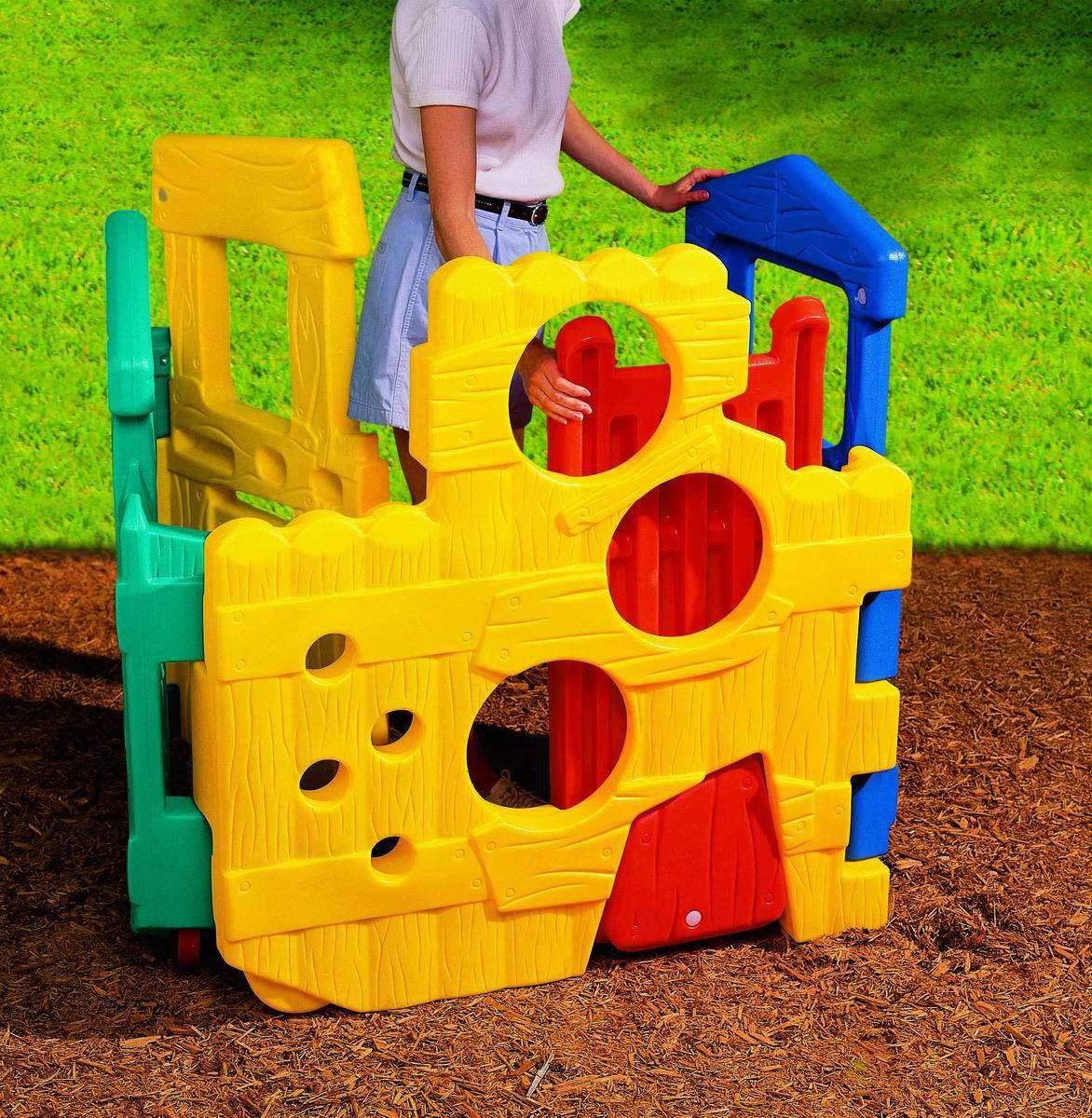 little tikes美国小泰克简易活动中心游戏屋组合滑梯可折叠4084