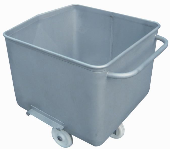 不锈钢材质自动上料机用料斗车 标准盛料车定做 盛料车200l