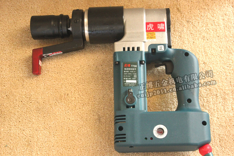 批发 上海虎啸t700 电动扭矩扳手 装配拆卸套筒扳手 设定扭矩 - 工具
