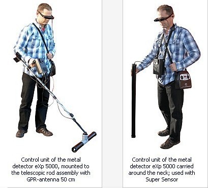 德国exp5000可视成像地下金属空洞探测仪地下金属探测仪带视频