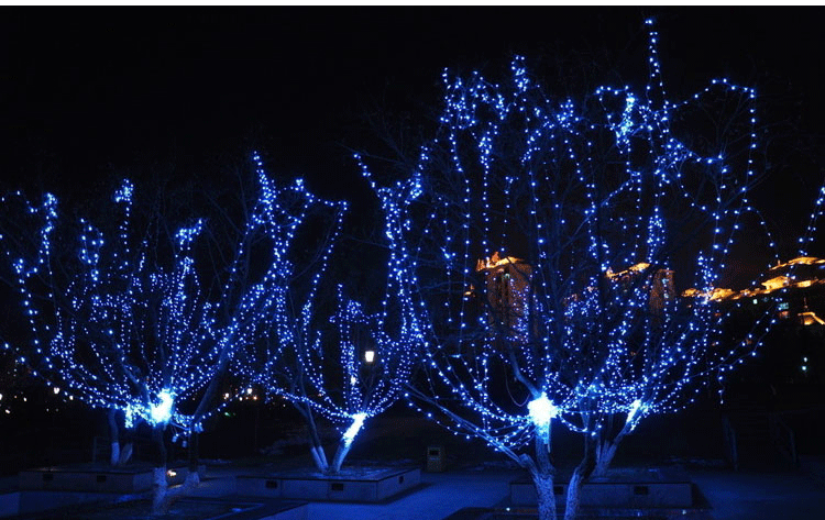 自产自销led灯串防水灯串 网灯 流星雨 插花灯串 流水灯质保1年