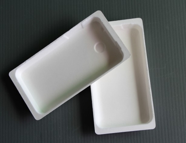 耳机纸浆包装白色干压包装制品厂吸塑包装制品