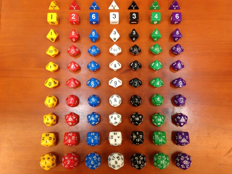 颜色如下图,三十面骰子一粒二十四面骰子一粒二十面骰子一粒(随机排列