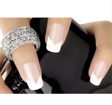 速卖通热销指甲贴 96条微笑线法式贴 三种指甲贴 美甲指甲贴纸