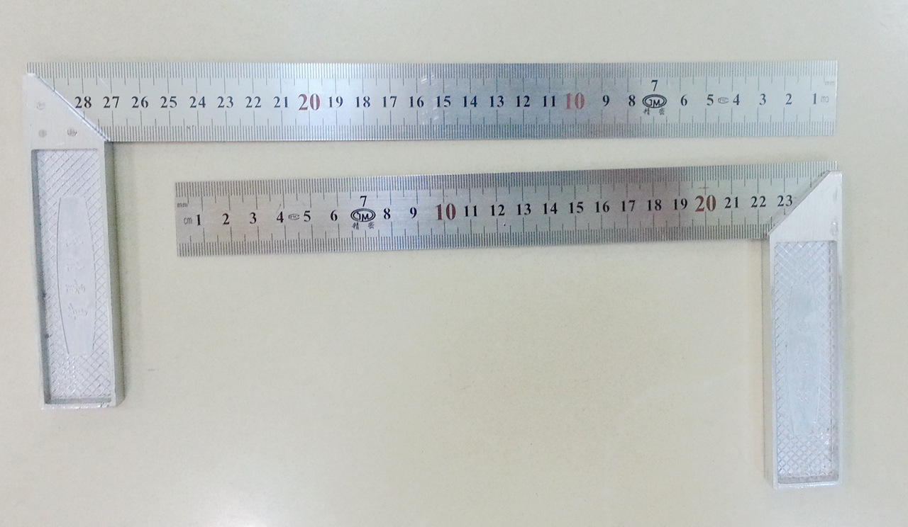 供应25cm 30cm钢角尺 不锈钢角尺 7字尺