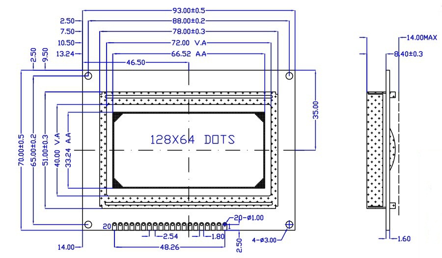 lcm12864液晶显示模块12864液晶屏