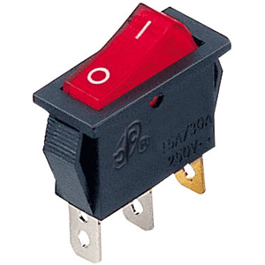 新城电子 厂家直销 船型开关 带灯三脚开关 kcd2-102n