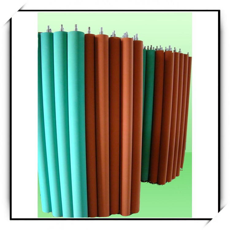 厂家制造液体硅胶辊覆膜机配件加工硅胶辊