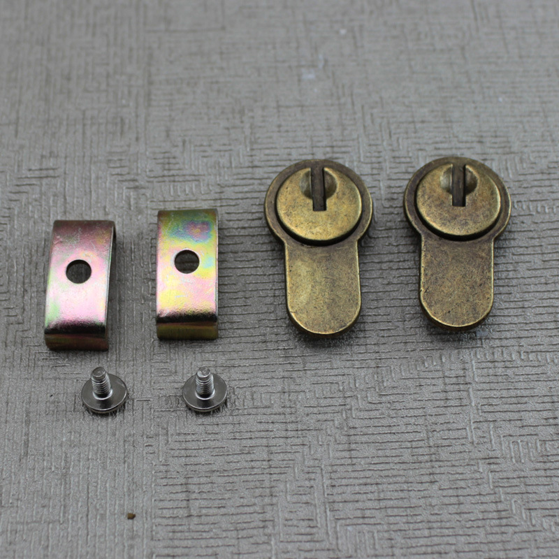 机械室内门锁配件 对开门锁锌合金假锁片 护锁片执手锁假锁片批发