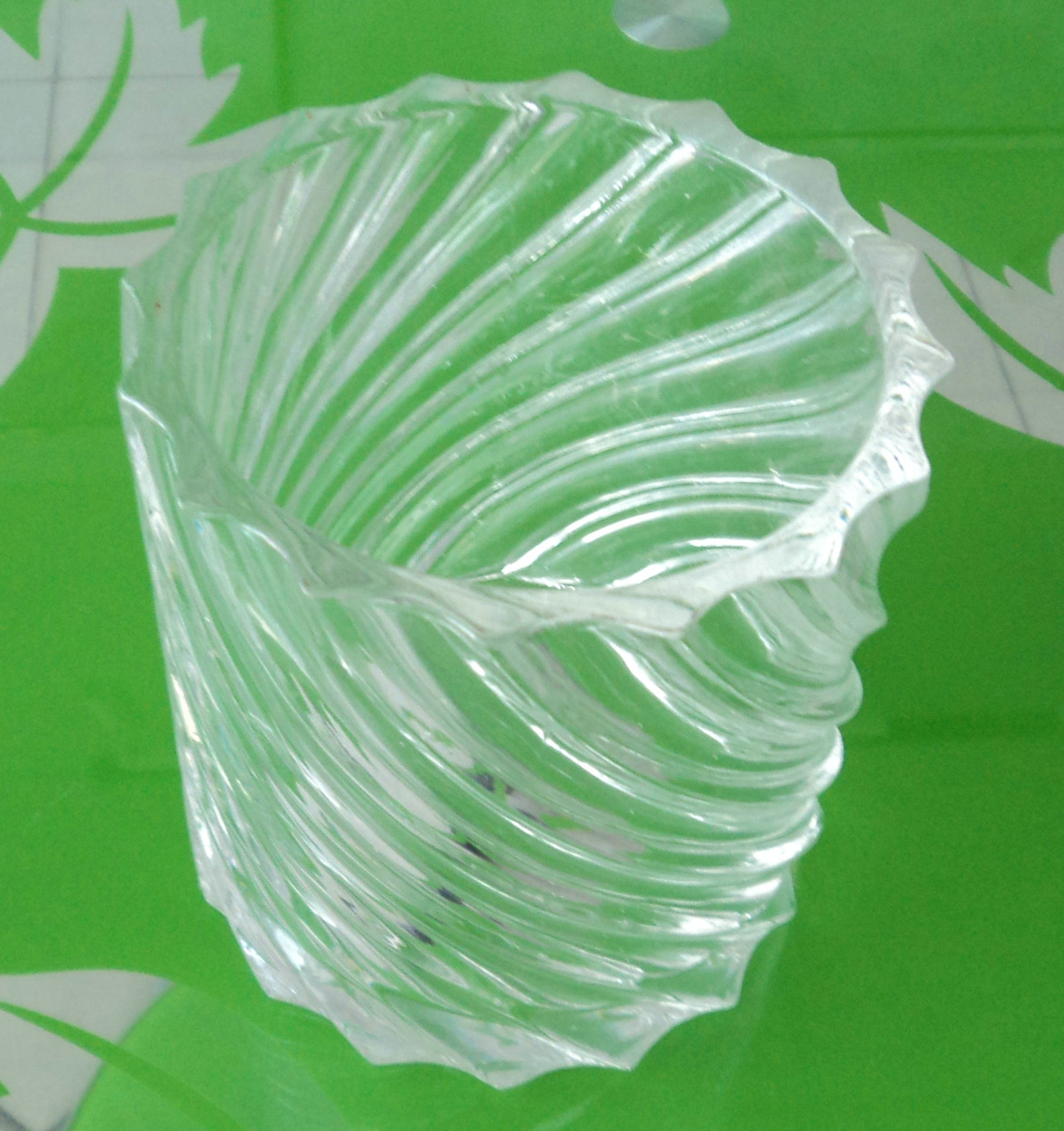 压制玻璃灯罩,110罗纹直筒水晶灯罩