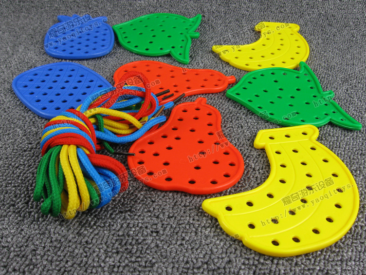 儿童穿线板.塑料亲子益智.幼儿园亲子早教教具.