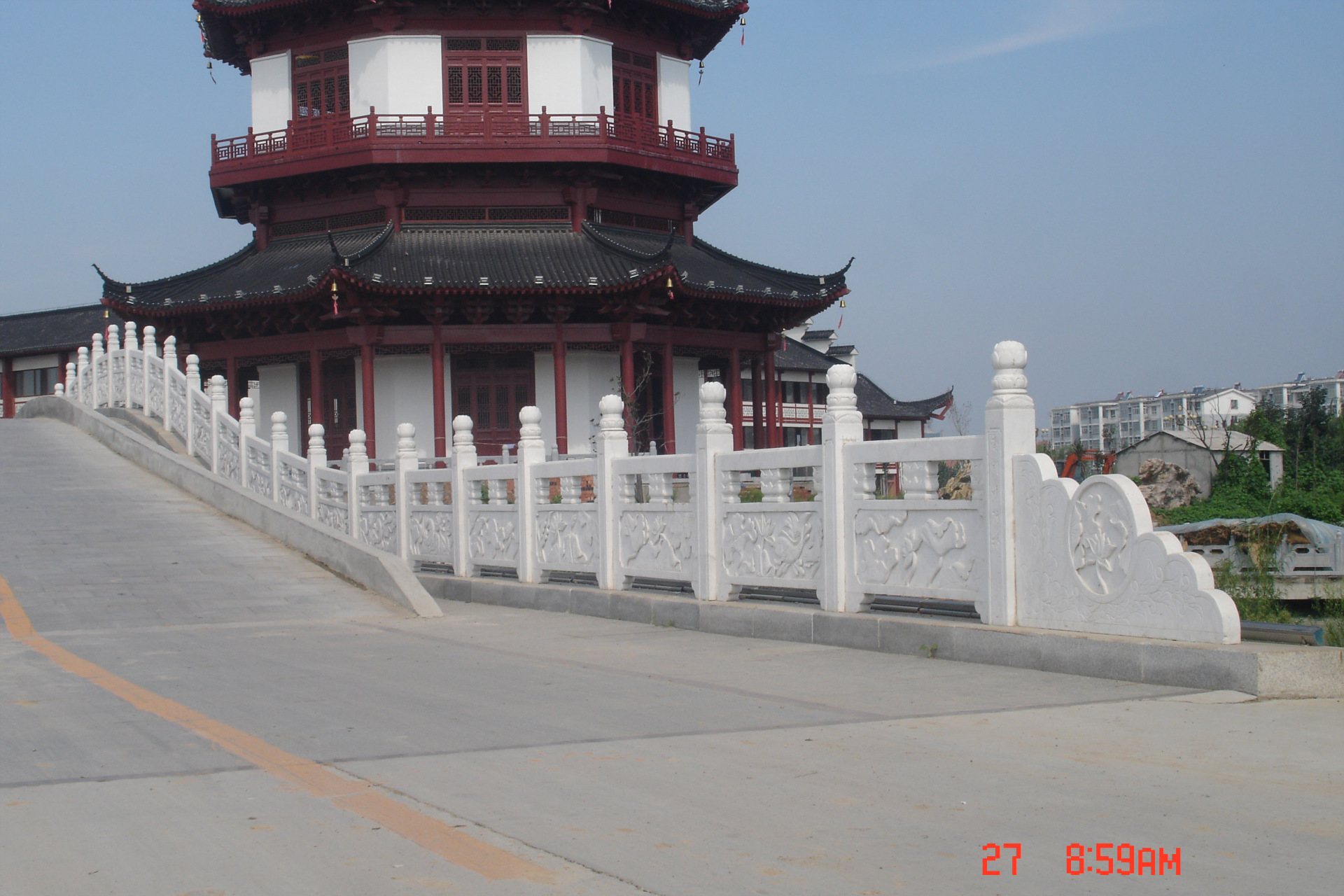 厂家供应汉白玉石栏板 常年批发青石雕刻栏杆栏板