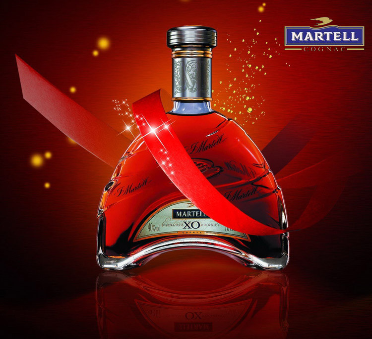 洋酒 法国马爹利xo干邑白兰地40度 700ml 烈酒