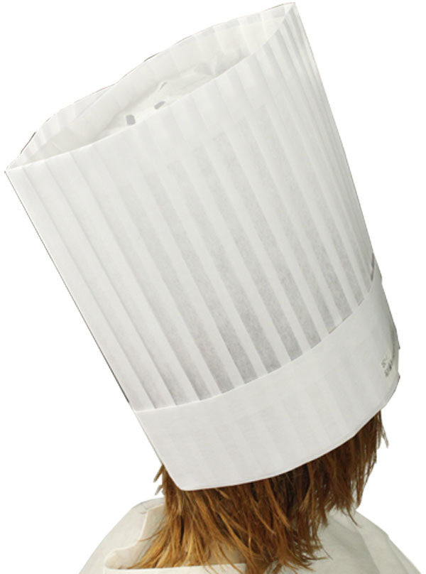 彩色无纺布儿童厨师帽一次性彩色厨师帽儿童短纤维厨师帽纸厨师帽