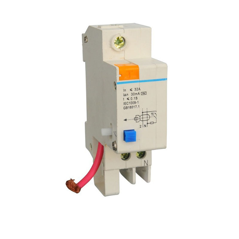 供应dz47l-1p 智能漏电脱扣器 漏电头 家用小型脱扣器 厂家直销