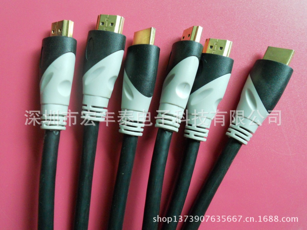 厂商生产HDMI线高清数据线 电脑连接电视线 1米3米8米10米 双色模