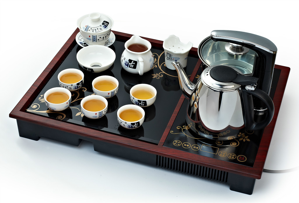 盈悦电磁茶炉电茶炉功夫茶具套装四合一整体茶盘厂家特价