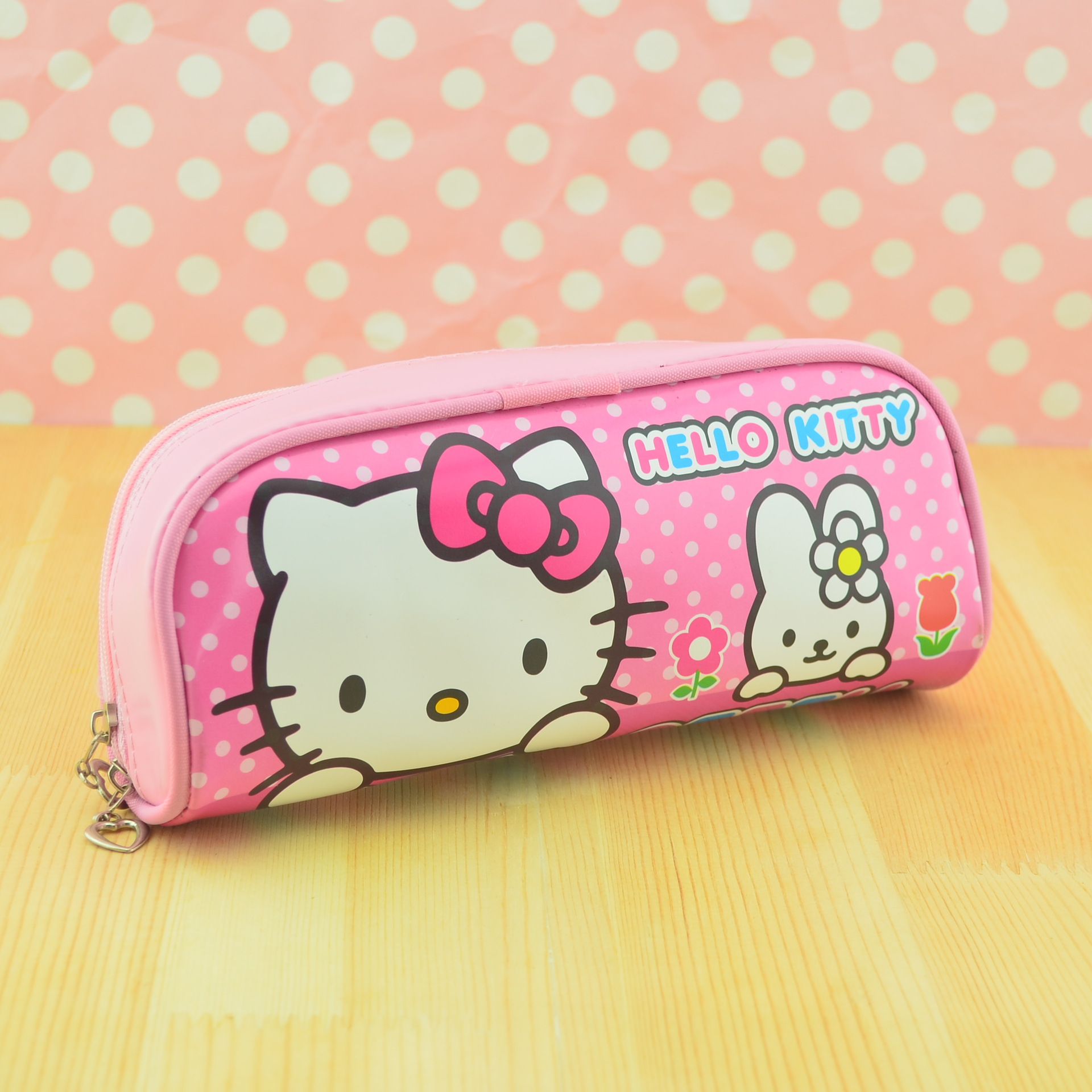 hello kitty 笔袋 文具袋 可爱卡通图案 学生用品 也可做化妆包