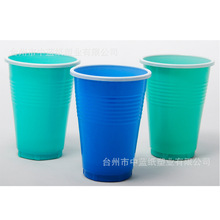 台州一次性塑料杯8.5oz 250ml无盖一次性塑料彩印杯