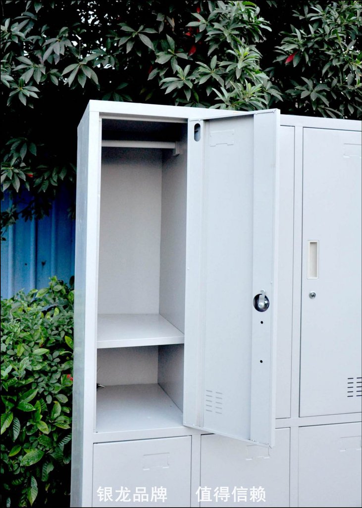 六门更衣柜6门铁柜文件柜资料柜办公家具保险柜衣架