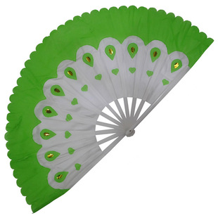 厂家批发 孔雀扇 塑料扇子 舞蹈扇 工艺扇 秧歌扇 功夫扇 对扇