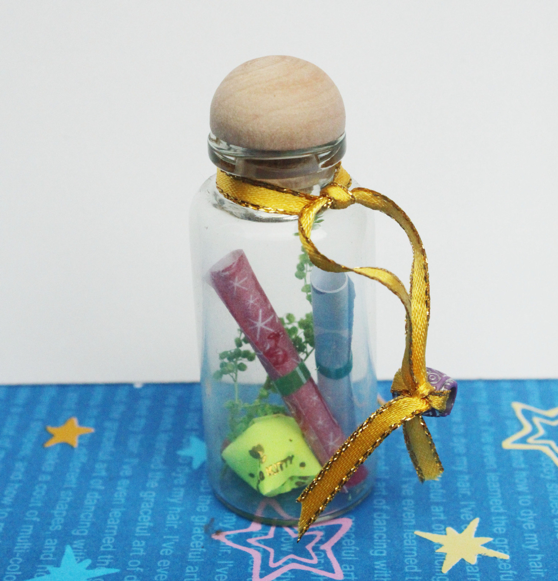 批量供应30110直筒许愿漂流瓶 玻璃瓶生产厂家 定制玻璃瓶批发