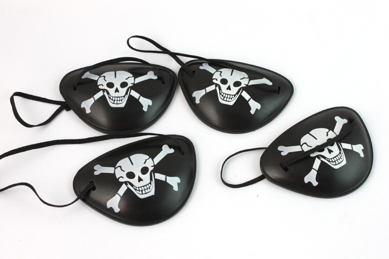 独眼龙 海盗眼罩 玩具眼罩 万圣节产品 圣诞节玩具