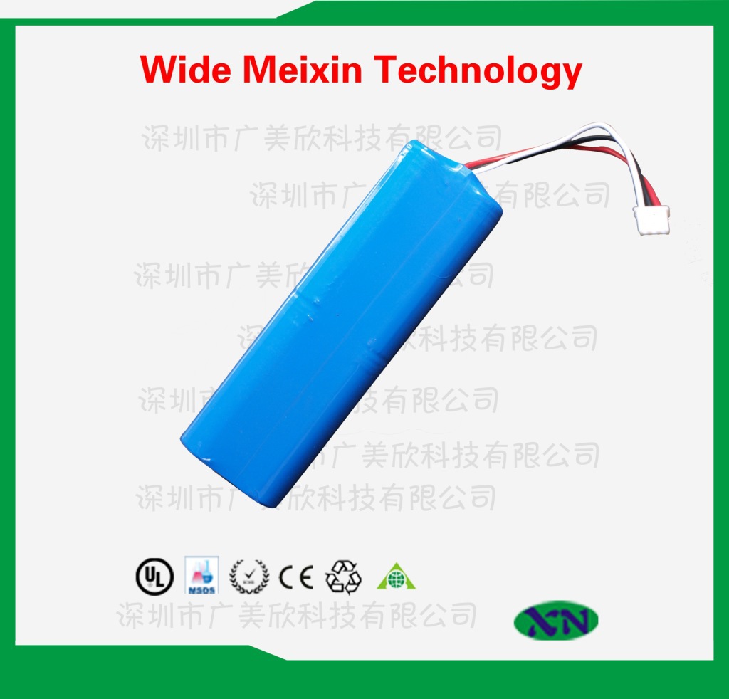 厂家供应18650锂电池组，11.1V/4400mAh3串2并检测仪器电池组