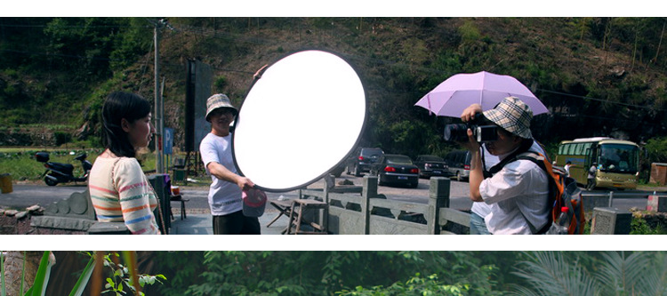 60cm 2合1反光板 摄影器材柔光箱摄影棚摄影灯泡