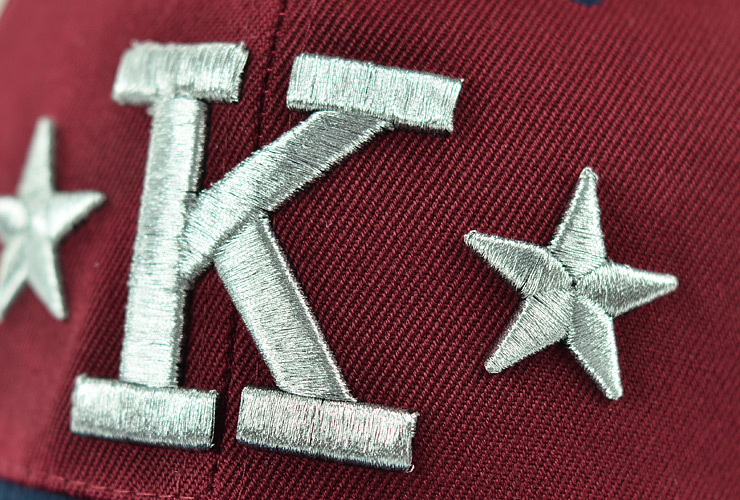 韩国时尚设计师 最新设计款式 经典k字母刺绣工艺棒球帽 都市街头流行