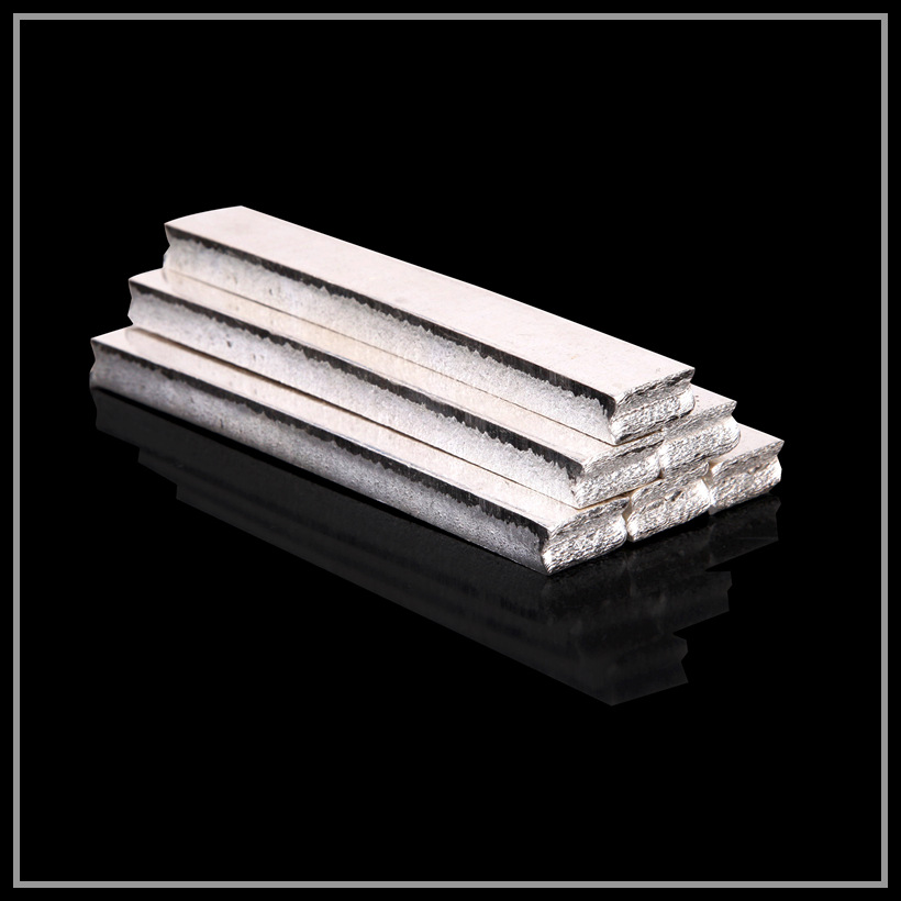 银条纯银铸造银锭9999投资白银块收藏材料实心足银砖原料